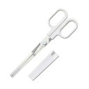 【5本セット】 れとらくはさみ 全長19cm つかむ・きる・しぼるなど多機能ハサミ ステンレス刃物鋼・キャップつき C6130584X5【送料無料】