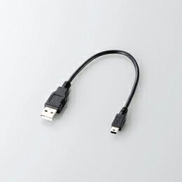 USB2.0ケーブル(A-mini-Bタイプ)U2C-GMM025BK エレコム(代引不可)【メール便配送】【送料無料】