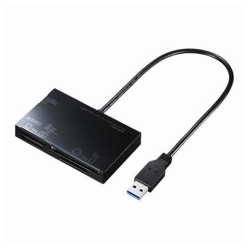サンワサプライ USB3.0カードリーダー ADR-3ML35BK(代引不可)【送料無料】