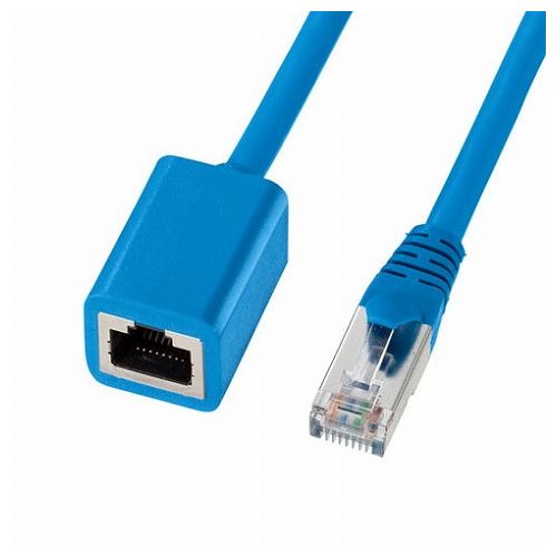 サンワサプライ カテゴリ6STP延長LANケーブル KB-STP6EX-03BL(代引不可)【メール便配送】【送料無料】