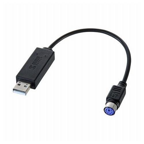 サンワサプライ USB-PS/2変換コンバータ USB-CVPS5(代引不可)【メール便配送】【送料無料】