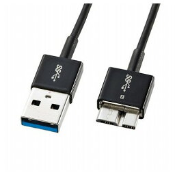 サンワサプライ USB3.0マイクロケーブル A-MicroB 0.3m 超ごく細 KU30-AMCSS03K(代引不可)【送料無料】