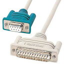 RS-232Cケーブル(TA・モデム用・3m)KR-MD3 サンワサプライ(代引不可)【メール便配送】【送料無料】(2)
