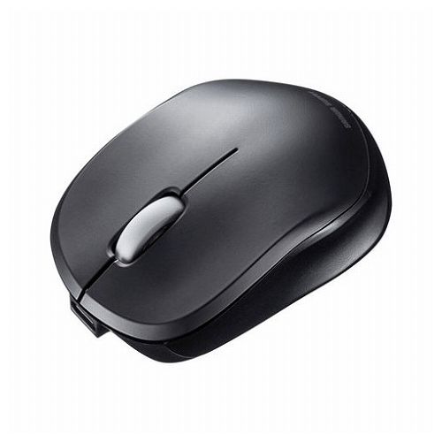 サンワサプライ 静音BluetoothブルーLEDマウス 充電式 ブラック MA-BBS308BK(代引不可)【送料無料】