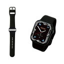 エレコム Apple Watch用シリコンバンド 41/40/38mm AW-41BDSCBK(代引不可)【メール便配送】【送料無料】(2)