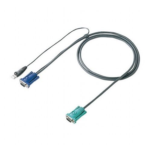 【5個セット】 サンワサプライ パソコン自動切替器用ケーブル 1.8m SW-KLU180NX5(代引不可)【送料無料】