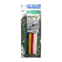 ミヨシ 面ファスナー 12X150 10本 白青緑黄X2 CW-MG150/AS(代引不可)【メール便配送】【送料無料】