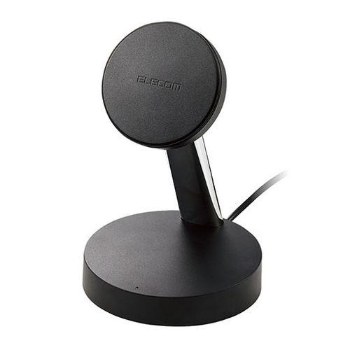 エレコム マグネット内蔵ワイヤレス充電器 7.5W・スタンド・1.5m W-MS02BK(代引不可)【送料無料】 エレコム マグネット内蔵ワイヤレス充電器 7.5W・スタンド・1.5m W-MS02BK(代引不可)【送料無料】