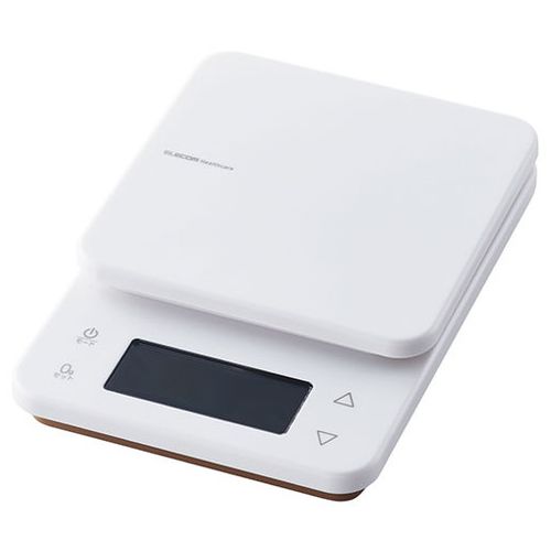 Kitchen Scales - エレコム カロリー計測機能付きキッチンスケール ホワイト HCS-KSA02WH(代引不可)