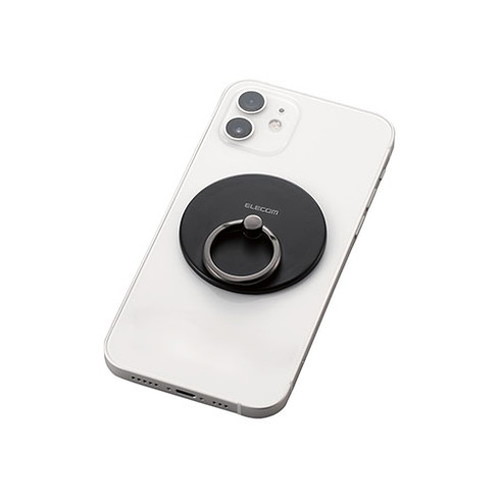 【商品説明】■磁力装着タイプのワイヤレス充電器に対応した“MAGKEEP”シリーズ。スマートフォンの背面にマグネットで貼り付け、快適な操作をサポートするマグネット着脱リングです。■リングが磁力で着脱可能であるため、気軽にリングを外してワイヤレス充電や電子決済に素早く対応できます。■最薄部約2.4mm(設計値)の薄型設計により、持ちやすく手に馴染みます。■リング部分がスタンドになり、動画視聴などを快適に楽しむことができます。■リング表面にマット加工を施しているので、指紋が目立たず高級感のある質感です。■リング部分を引っ掛けたり、リング部分だけで持ち上げないでください。■マグネットで装着する仕様のため、機器本体が落下する恐れがありますので、取り扱いにはご注意ください。■耐荷重は約800gまでです。■※250g以上の機器本体には使用しないでください。【商品詳細】■外形寸法:マグネットリング本体(折りたたみ時):幅56.0mm×奥行6.4mm×高さ56.0mm■セット内容:マグネットリング■材質:亜鉛合金、磁石、鉄、ポリカーボネート■カラー:ブラック【特長】スマートフォン、タブレット、携帯電話、スマートフォンアクセサリー、ストラップ、フィンガーリング【配送について】こちらはメール便での発送となります。メール便でのお届はポストインです。下記の事項は対応できませんのでご確認ください。■時間指定・到着日指定はできません。■代金引き換えでのお支払いはできません。■お荷物の現在地追跡はできません。※他の商品との同梱不可