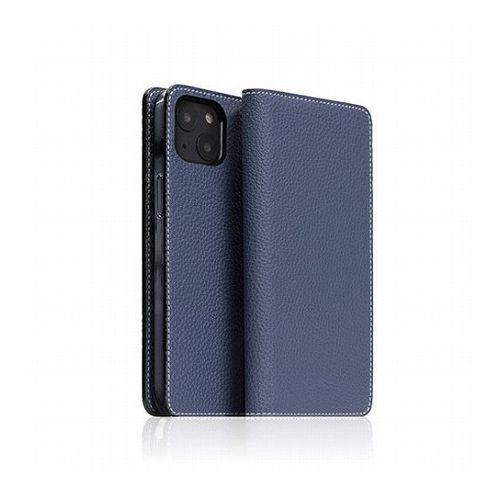 SLG Design Hybrid Grain Leather Case for iPhone 14 Royal Blue 手帳型 SD24298i14BL(代引不可)【送料無料】