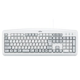 シリコンキーボードカバー(富士通ESPRIMO日本語キーボード用)[特徴] ●富士通 ESPRIMO 日本語キーボード用シリコンキーボードカバーです。●医療現場でも使われている、高級シリコンを使用しています。●破れにくく、丈夫な素材。復元性...