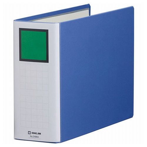 KING JIM キングジム キングファイルSDDE A4E 青 KJ-2488A-BL(代引不可)