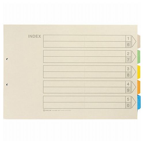 KING JIM キングジム カラーインデックス KJ-1000E(代引不可)