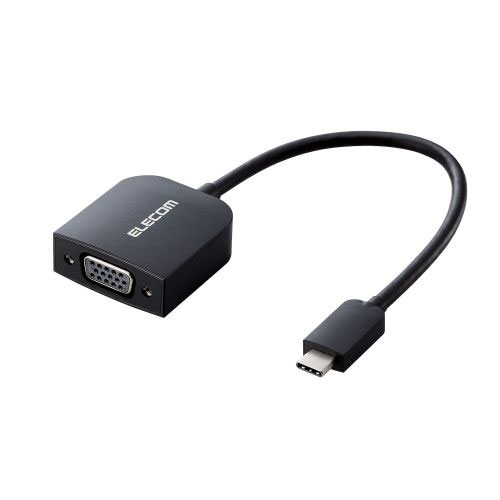 エレコム Type-C変換アダプター VGA AD-CVGABK3(代引不可)【メール便配送】【送料...