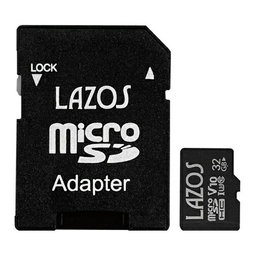 20ĥåȡ Lazos ѵmicroSD 32GB ѥå L-B32MSD10-U3V10X20(Բ)̵