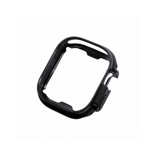 エレコム Apple Watch 49mm用ソフトバンパー AW-22CBPUBK(代引不可)【メール便配送】【送料無料】