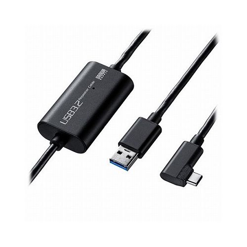 サンワサプライ USB3.2 A-TypeCロングケーブル(5m・VRヘッドセット対応) KB-USB-RLC305(代引不可)【送料無料】 サンワサプライ USB3.2 A-TypeCロングケーブル(5m・VRヘッドセット対応) KB-USB-RLC305(代引不可)【送料無料】
