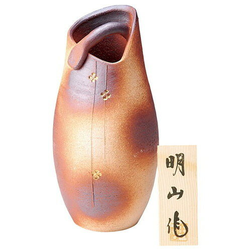 信楽焼 焼〆金華花瓶 22322806(代引不可)