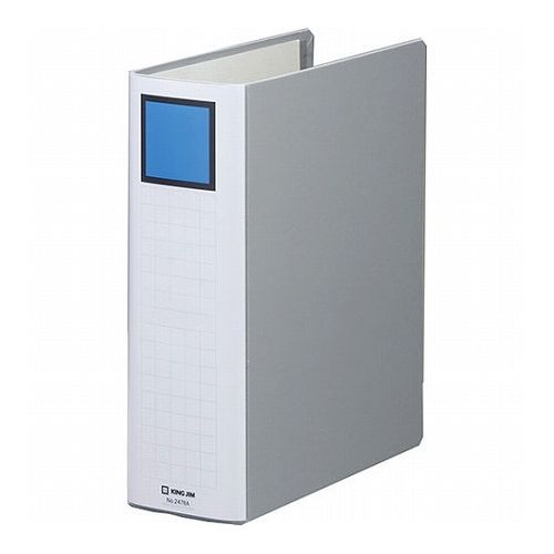 【5個セット】 KING JIM キングジム キングファイルSD 脱着E A4S グレー KJ-2478A-GYX5(代引不可)【送料無料】