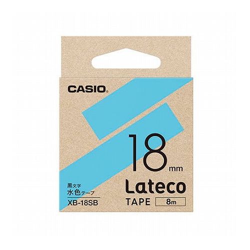 【5個セット】 カシオ計算機 Lateco 詰め替え用テープ 18mm 水色テープ 黒文字 XB-18SBX5(代引不可)【送料無料】 【5個セット】 カシオ計算機 Lateco 詰め替え用テープ 18mm 水色テープ 黒文字 XB-18SBX5(代引不可)【送料無料】