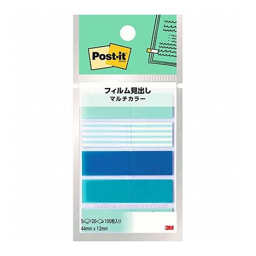 ポストイット フィルム見出し マルチカラー2ポストイット生産国…米国1個当たりのパッケージサイズ…57×114×3mm1個当たりのパッケージ重量…9g重量：90g【代引きについて】こちらの商品は、代引きでの出荷は受け付けておりません。【送料について】北海道、沖縄、離島は別途送料を頂きます。