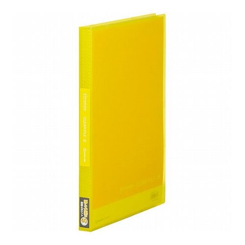 【10個セット】 KING JIM キングジム クリアーファイル A4 40P 黄 KJ-186TSPW-YEX10(代引不可)【送料無..