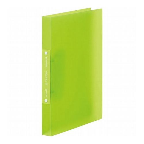 【10個セット】 KING JIM キングジム シンプリーズ リングファイル 透明 キミドリ KJ-641TSP-YGX10(代引不可)【送料無料】