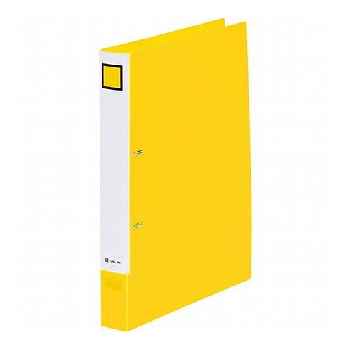 【10個セット】 KING JIM キングジム Dリングファイル(脱着)A4S 黄 背幅40mm KJ-687-YEX10(代引不可)【..