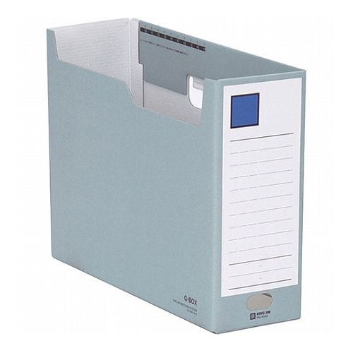 書類を投げ込むだけでシステマチックに分類できる再生ボード製のボックスファイル。棚から取り出すのに便利な指掛け穴付き。裏面にもスクエアパターンが印刷されているため、両面使用できます。●カラー:青●素材:紙●生産国:日本重量：1.8kg【代引きについて】こちらの商品は、代引きでの出荷は受け付けておりません。【送料について】北海道、沖縄、離島は別途送料を頂きます。