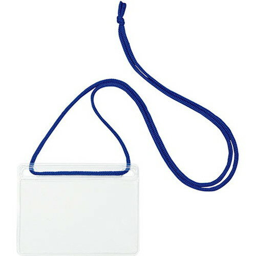 オープン工業 吊り下げ名札 名刺用 10枚 青 OPEN-K-NL-11-BU(代引不可)