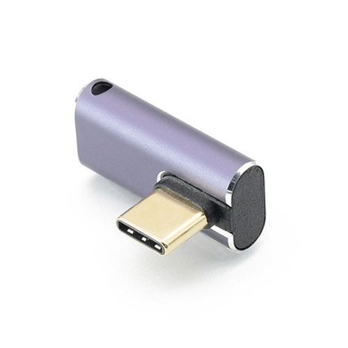 日本トラストテクノロジー JTT TYPE-C変換コネクタ 直角 L型 SLIM TCTC-LR-SLIM(代引不可)【メール便配送】