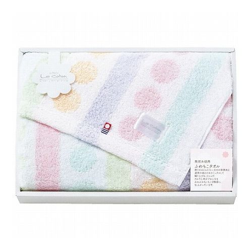 ふわもこバスタオル【商品説明】クセになる心地よさのふわもこタオル。撚りのほとんどない太めの無撚糸を通常の細さの糸とミックスして織り上げることにより、ふわふわもこもこ触感に仕上がりました。【商品詳細】●パッケージ:35×25×5cm・80サイズ・550g●60×120cmバスタオル1枚●綿100%●日本製【代引きについて】こちらの商品は、代引きでの出荷は受け付けておりません。【送料について】北海道、沖縄、離島は送料を頂きます。