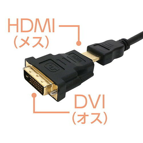【5個セット】 MCO HDMIメス-DVI変換アダプタ VDA-HD01/BKX5 パソコン パソコン周...