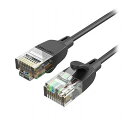 VENTION CAT6a UTP LANケーブル スリム&ポータブル 2m Black IB-4557 パソコン パソコン周辺機器 LANケーブル(代引不可)【メール便配送】【送料無料】(2)