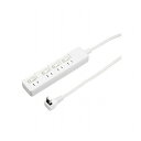 YAZAWA 4個口節電タップ3mホワイトH8S443WH 家電 生活家電 OAタップ(代引不可)(2)