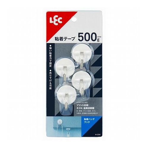 【10セット】 レック 粘着ハングフック H-334X10(代引不可)