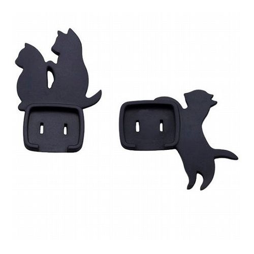 【10セット】 スマイルキッズ ねこのコンセントカバー2個組 ねこB AKN-18BX10(代引不可) 【10セット】 スマイルキッズ ねこのコンセントカバー2個組 ねこB AKN-18BX10(代引不可)