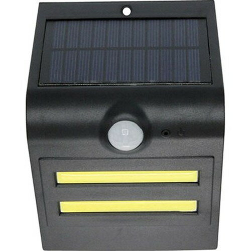 STAR★LIGHT LEDソーラー ウォールライト 三角型 ブラック C5154058 雑貨(代引不可)