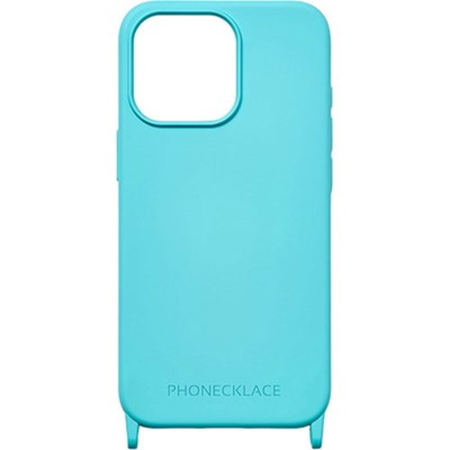 Mobile Phone Cases - PHONECKLACE フォンネックレス ストラップホール付きシリコンケース for iPhone 15 Pro Max ミント PN25610i15PM iPhone(代引不可)