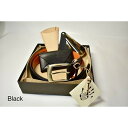 長沢ベルト工業 イタリアンオイルレザーギフト向け3点セット BLACK SS001-BK 雑貨(代引不可)【送料無料】