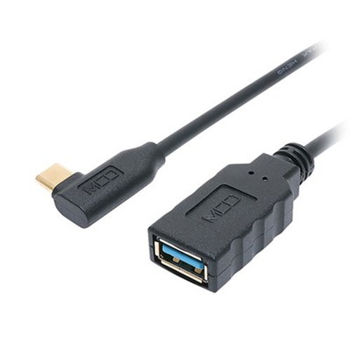 【5個セット】 MCO USB Type-CtoA変換ケーブル L型 50cm USA-10G2C/LLX5 パソコンパーツ(代引不可)【送..