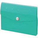 【10個セット】 LIHIT LAB. CUBE FIZZ カードケース グリーン A-6002-7-GRX10 雑貨(代引不可)