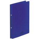 【10個セット】 LIHIT LAB. リングファイル・ツイストリングA4S 藍 F-5005-11-NVX10 雑貨(代引不可)【送料無料】