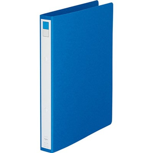 【10個セット】 LIHIT LAB. リングファイル A4S 2穴 藍 F-803-5-NVX10 雑貨(代引不可)【送料無料】