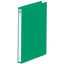 【10個セット】 LIHIT LAB. P.P.リングファイル A4S 2穴 緑 F-867-6-GRX10 雑貨(代引不可)【送料無料】