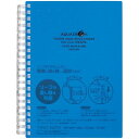【10個セット】 LIHIT LAB. AQUA DROPs ツイストリング ノート B6 青 N-1667-8-BLX10 雑貨(代引不可)【送料無料】