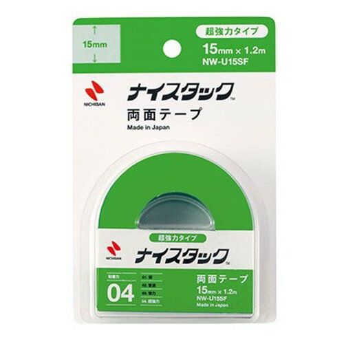 【5個セット】 ニチバン ナイスタック 超強力タイプ 15mm×1.2m NB-NW-U15SFX5 雑貨(代引不可)