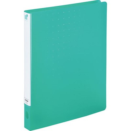 【5セット】 LIHIT LAB. CUBE FIZZ パンチレスファイルワンタッチ グリーン F7032-7-GRX5 雑貨(代引不可)