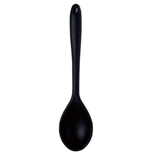 Ladles - 【5セット】 佐藤金属興業 SALUS シリコンブラック スプーン SALUS205819X5 雑貨(代引不可)
